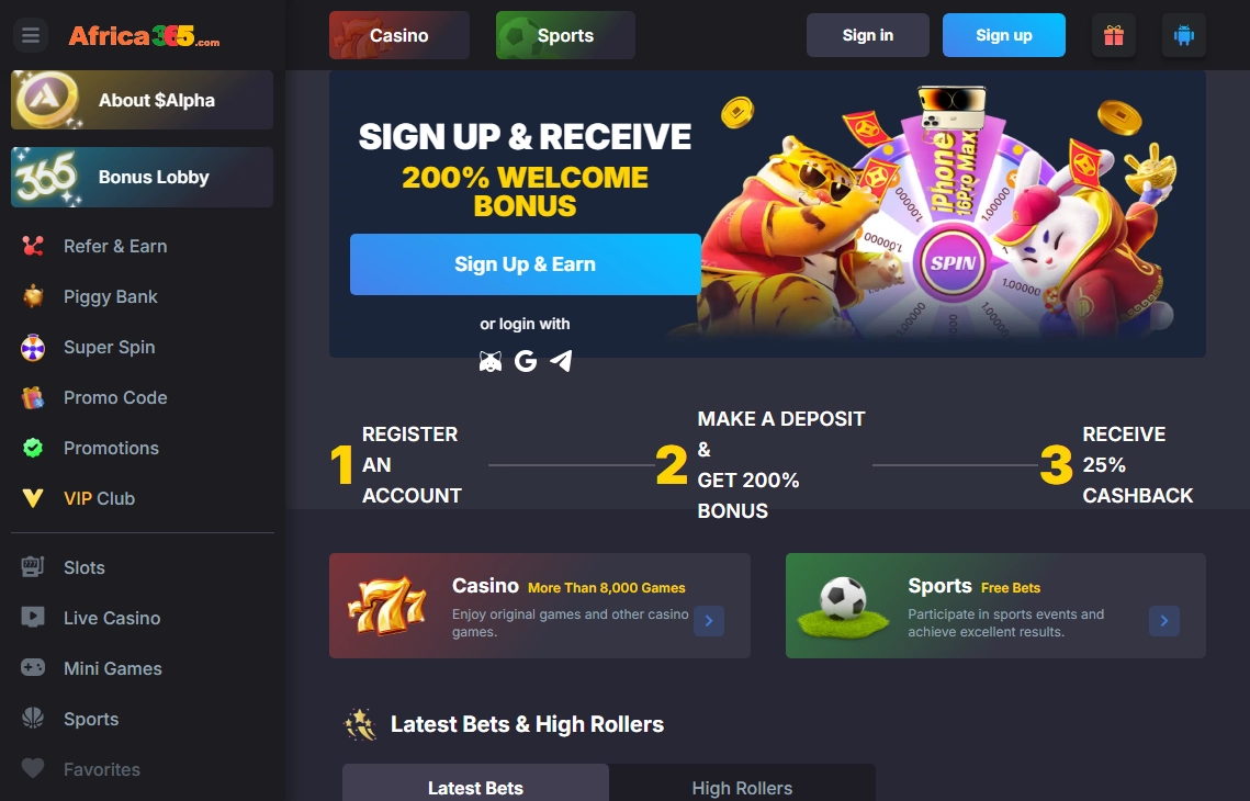 Africa365 Casino